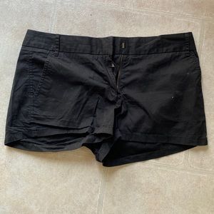 J Crew Black Chino Shorts